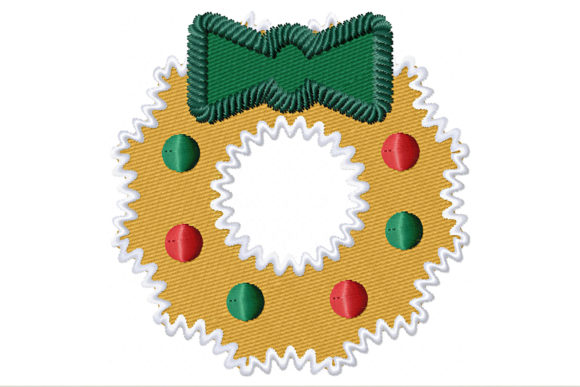 Review: Christmas Wreath Gingerbread Cookies Design