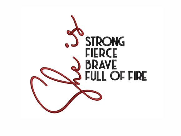 Strong Woman: A Bold Embroidery Design Review for Craft Fairs
